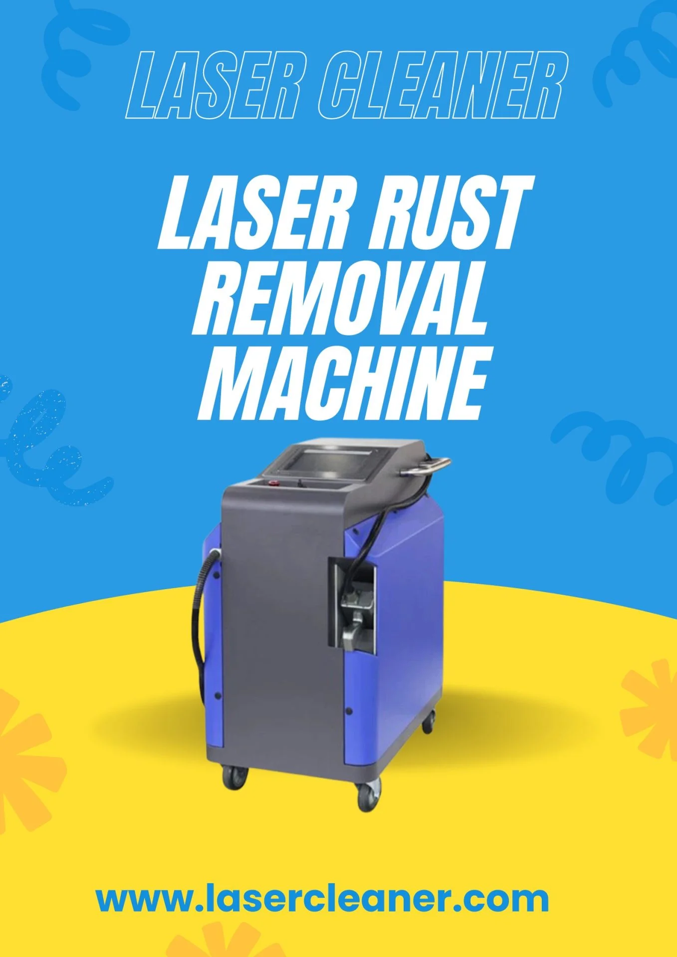 Laser rust removal machine